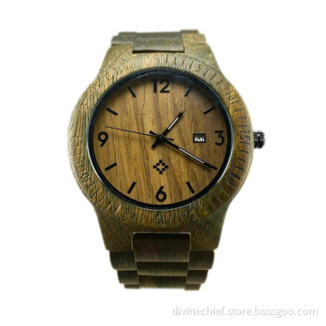 3 ATM Water Proof High Quality Customize Wood Watch Unisex Style